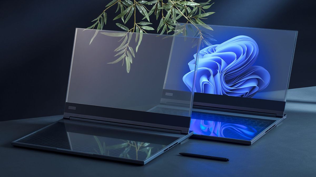 mwc-2024-barcelona-lenovo-transparent-display-laptop-micro-led-screen-bets-on-ai-for-unique-possibilities-news-latest-live-updates
