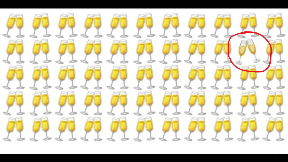 Only People With 10/10 Vision Can Spot The Odd One Out Pair In Under 3 Seconds. (Source: The Sun)