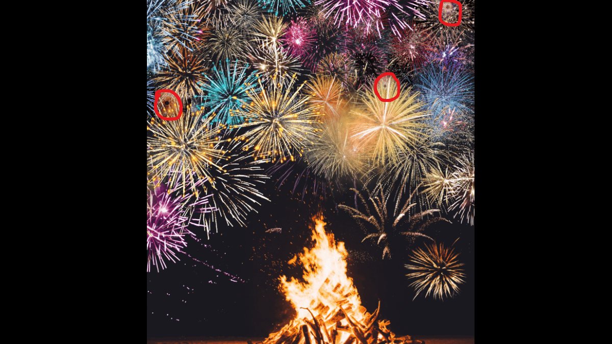 Spot the pinwheels in under 5 seconds. (Source: The Sun)