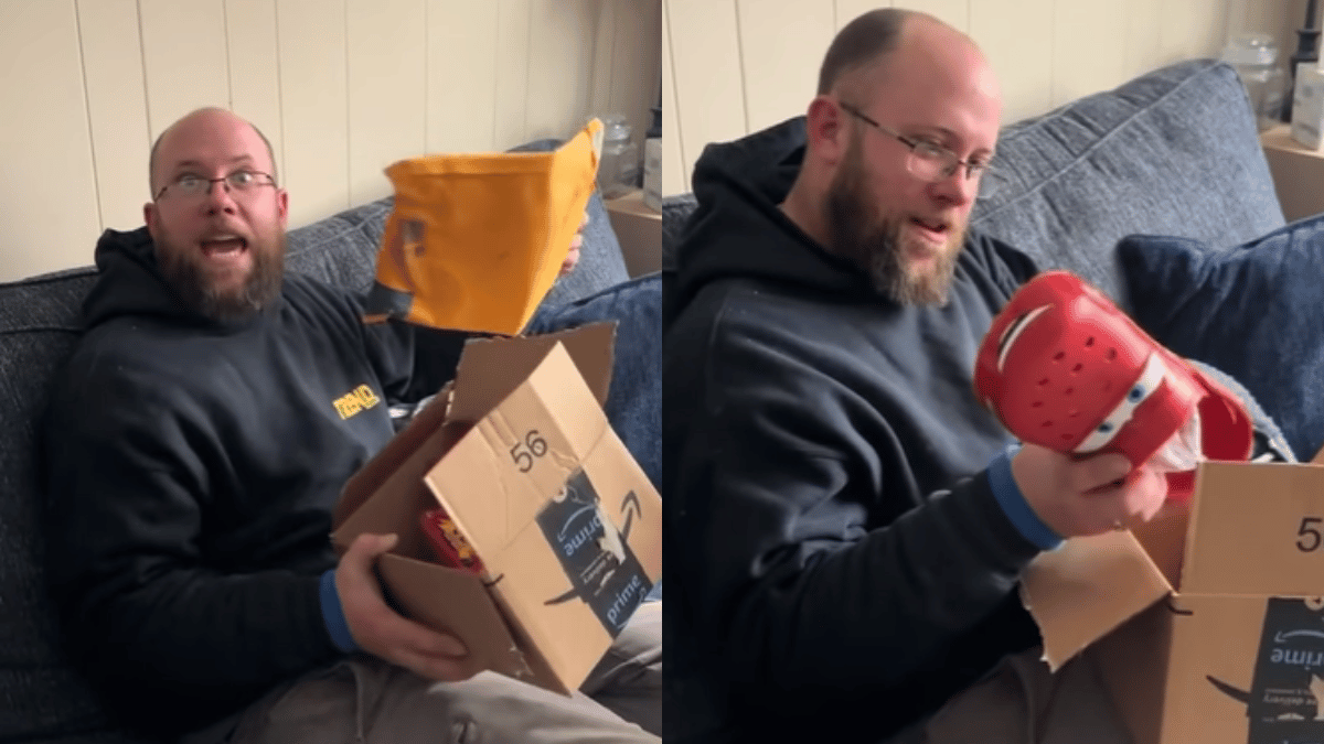 viral-video-man-lets-his-inner-child-win-after-receiving-lightning-mcqueen-crocs-internet-in-love-with-reaction