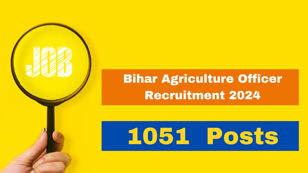 Bihar Agriculture Officer Recruitment 2024 Notification Released For