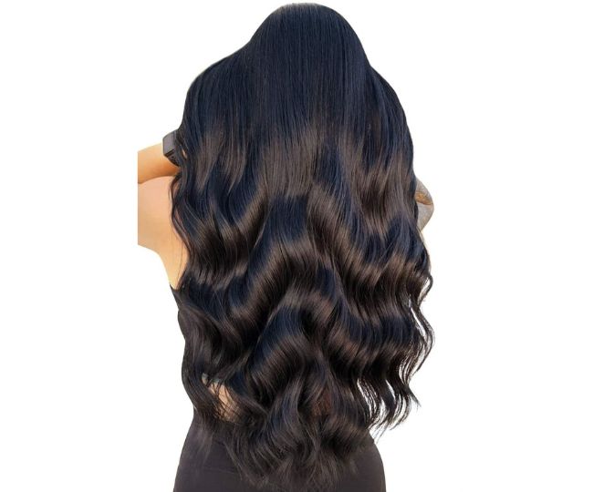 Buy 5 Clips Curly/Wavy Ombre(4T27) Matte Finish Premium Synthetic Hair  Extensions Online at Best Price in India