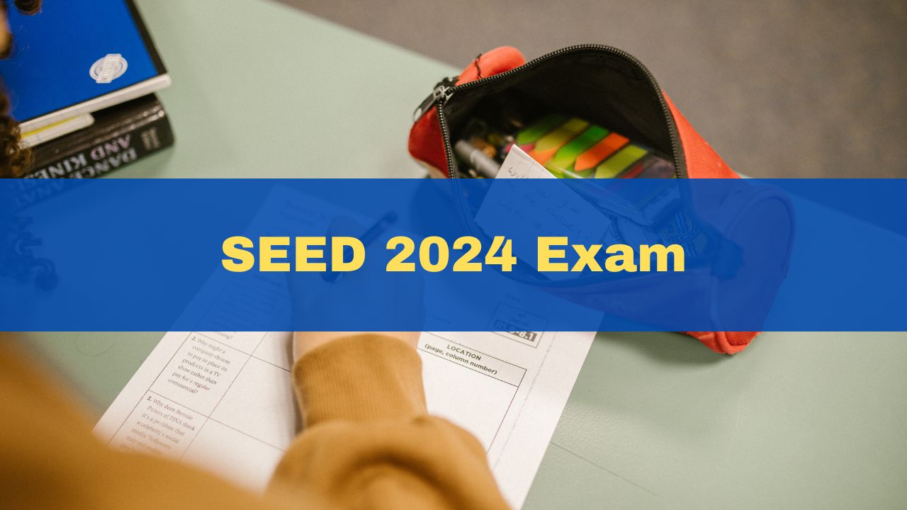 SEED 2024 To Be Held Today Check Exam Day Guidelines And Exam Pattern   SEED2024Exam1705204293272 