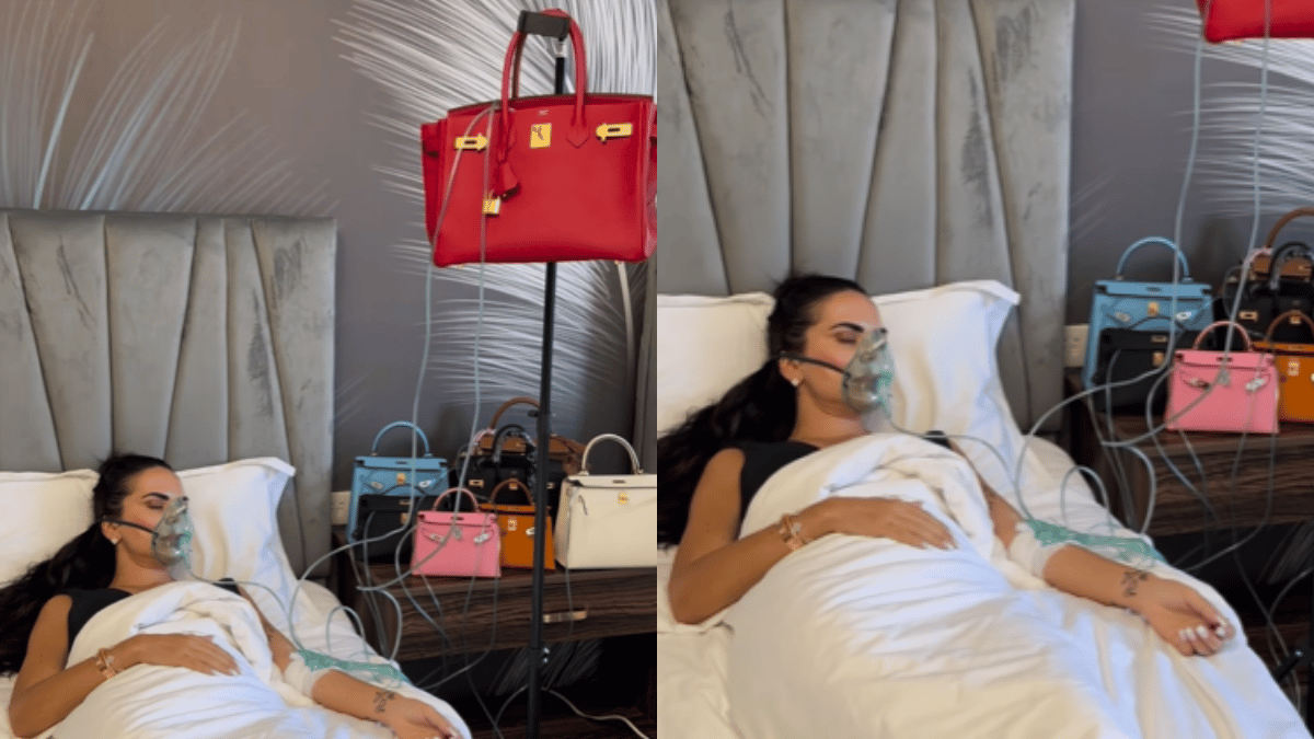 Viral Video: Influencer Uses Fake IV Drip To Show She Can 'Die For' Luxury  Bags; Internet NOT Impressed