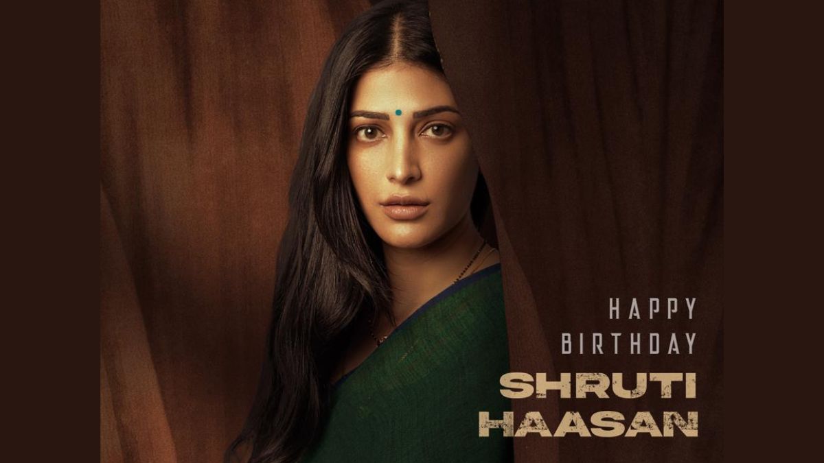 Dacoit Shruti Haasans New Poster From Adivi Sesh Starrer Unveiled On Her Birthday