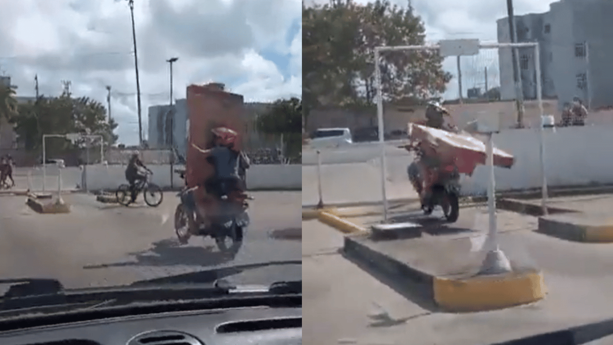 Viral Video: Duo Carrying New TV Set On Bike Leaves Internet ...