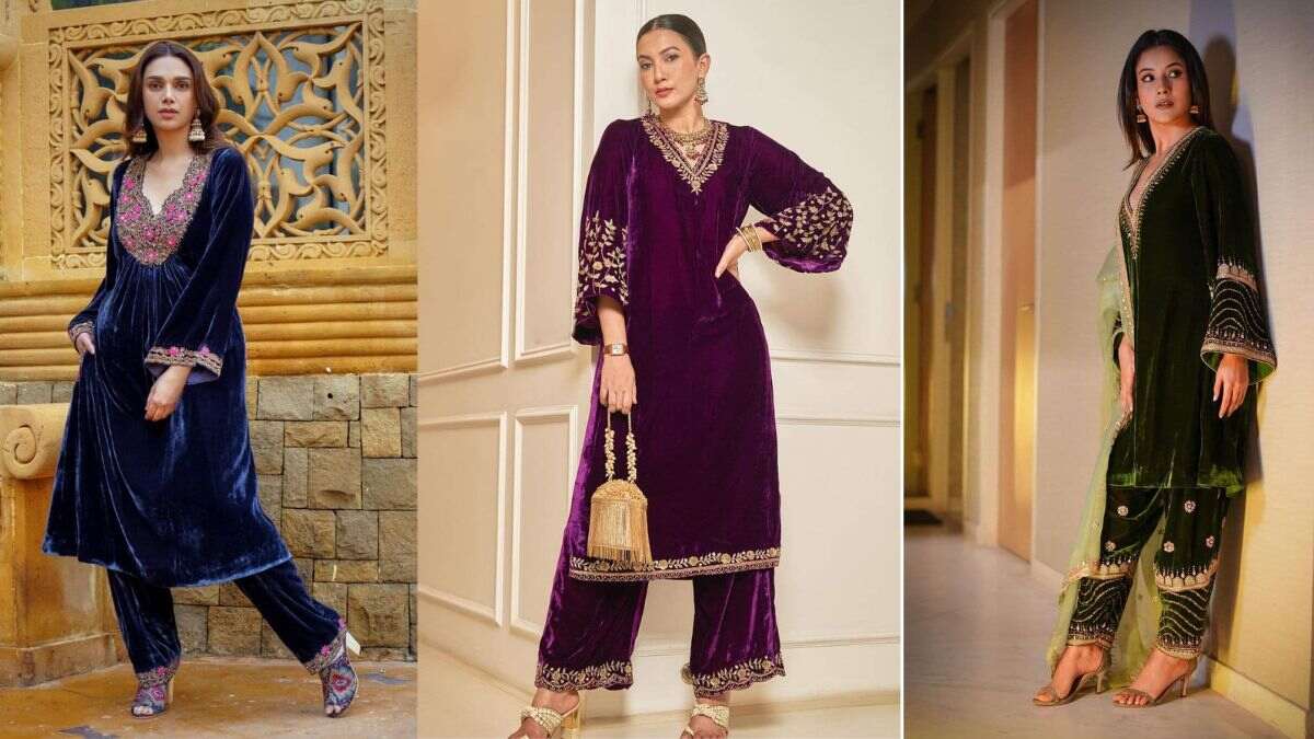 Velvet Designer Pakistani Suits for the Fashion Forward