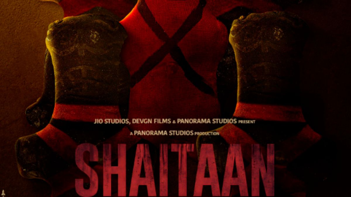 Ajay Devgan will be seen in a new avatar in Shaitaan, the first poster of the film has been revealed along with its release date.