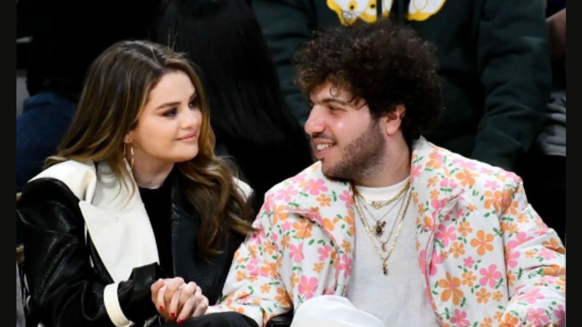 Video: Benny Blanco And Selena Gomez Spotted At Lakers Game; Fans Can’t ...
