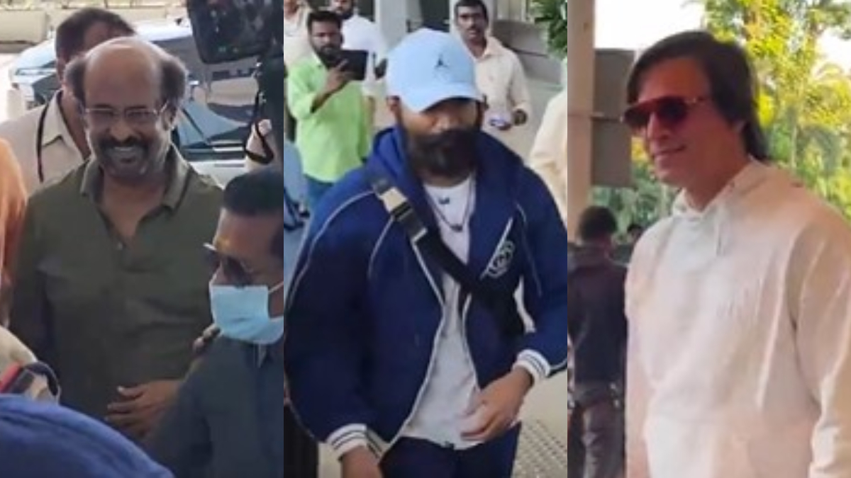 anupam-kher-dhanush-rajinikanth-vivek-oberoi-leave-for-ayodhya-to-attend-pran-pratishtha-ceremony