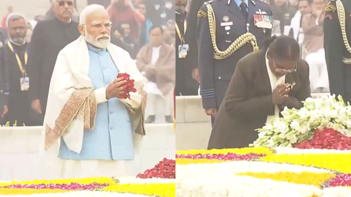 PM Modi, President Murmu And Other Leaders Pay Tribute To Mahatma ...