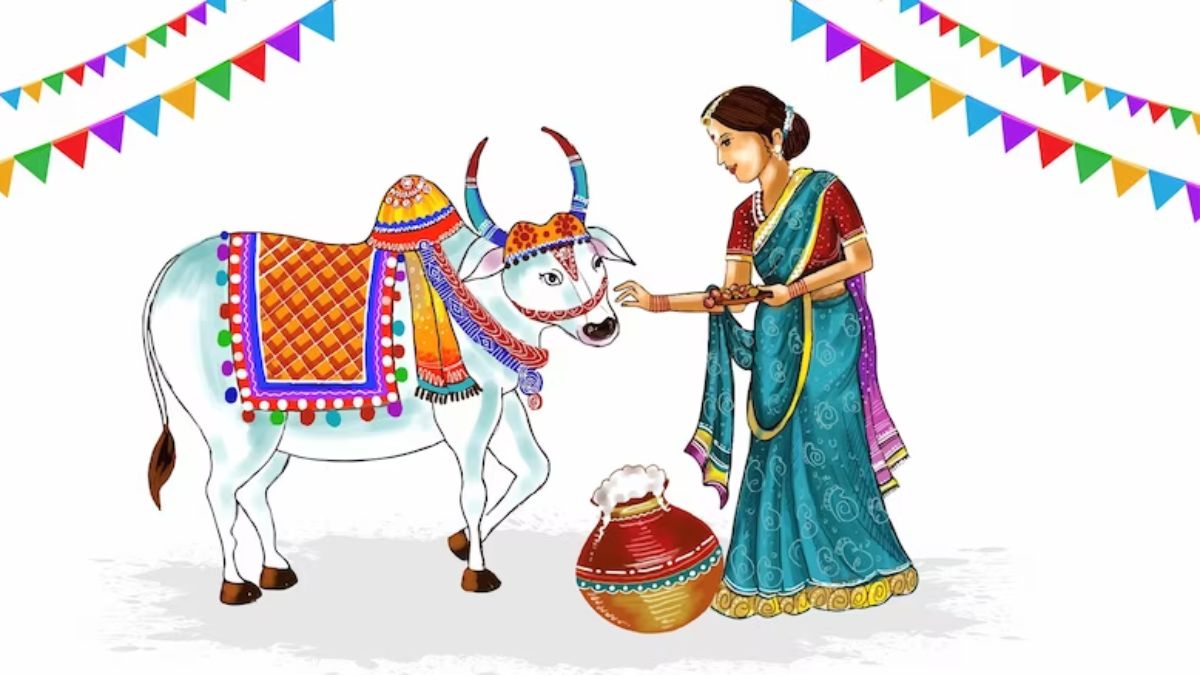 ART / DRAWING / ILLUSTRATION / PAINTING / SKETCHING - Anikartick:  JALLIKATTU - MOST LOVABLE and BRAVE ART FESTIVAL OF TAMIL PEOPLES  Celebrating on 2nd day of THAIPONGAL called MATTU PONGAL and