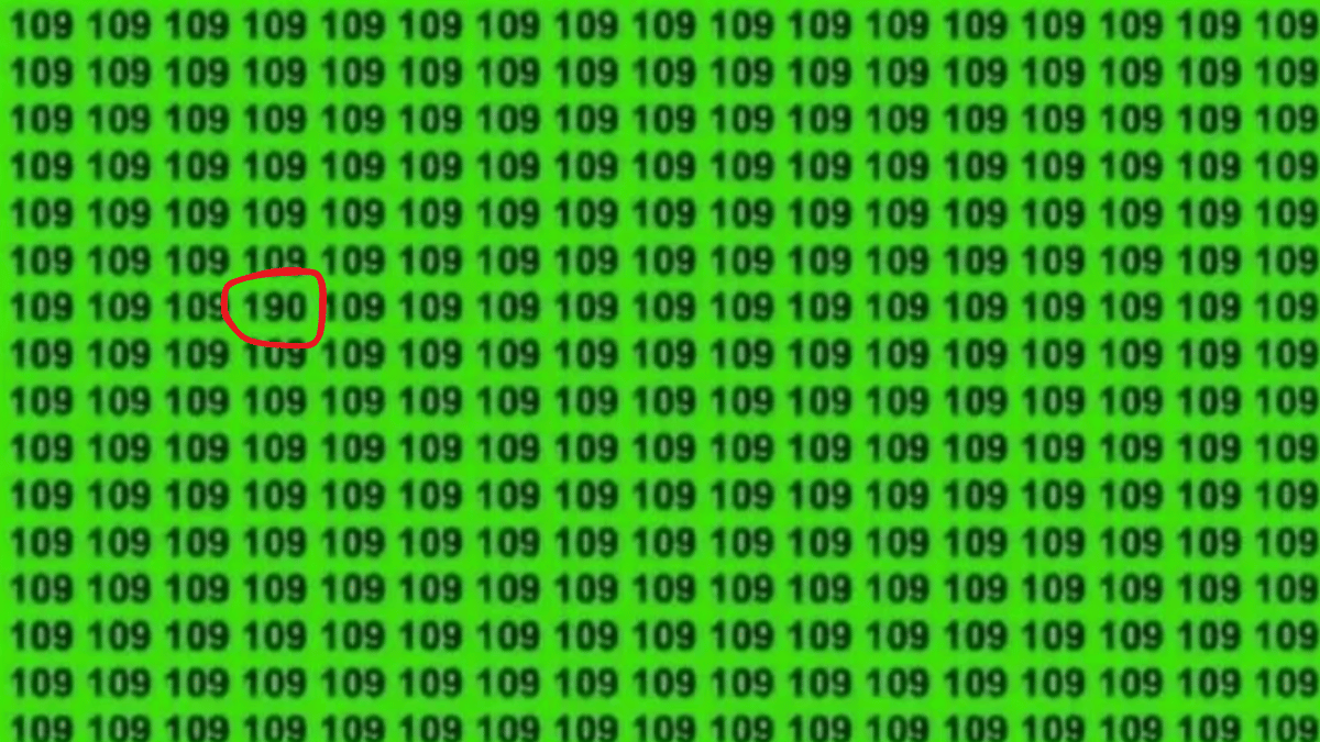 Spot the even number in 10 seconds. (Source: Jagran Josh)