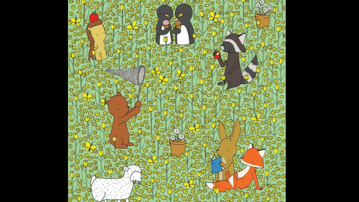 spot-the-bee-among-flowers-in-under-15-seconds-optical-illusion