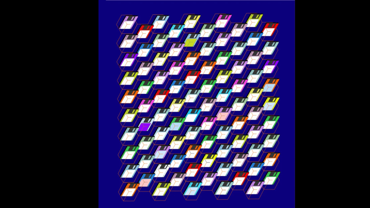 Spot the floppy disk in under 10 seconds. (Source: EARTH WEB)