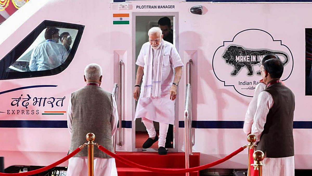 PM Modi To Flag Off 10 New Vande Bharat Trains, Unveil Railway Projects
