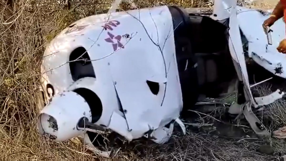 Pilot Injured After Trainer Aircraft Crashes While Landing In Madhya ...