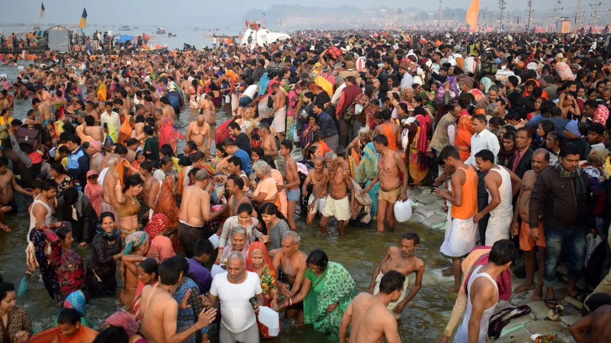 Maha Kumbh Mela 2025 Threat Panic At Maha Kumbh Mela Site After Threat