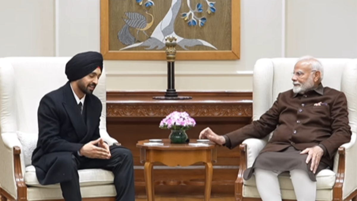 Diljit Dosanjh Meets PM Modi, Latter Beats Table Like Dholak: Fans Say ...