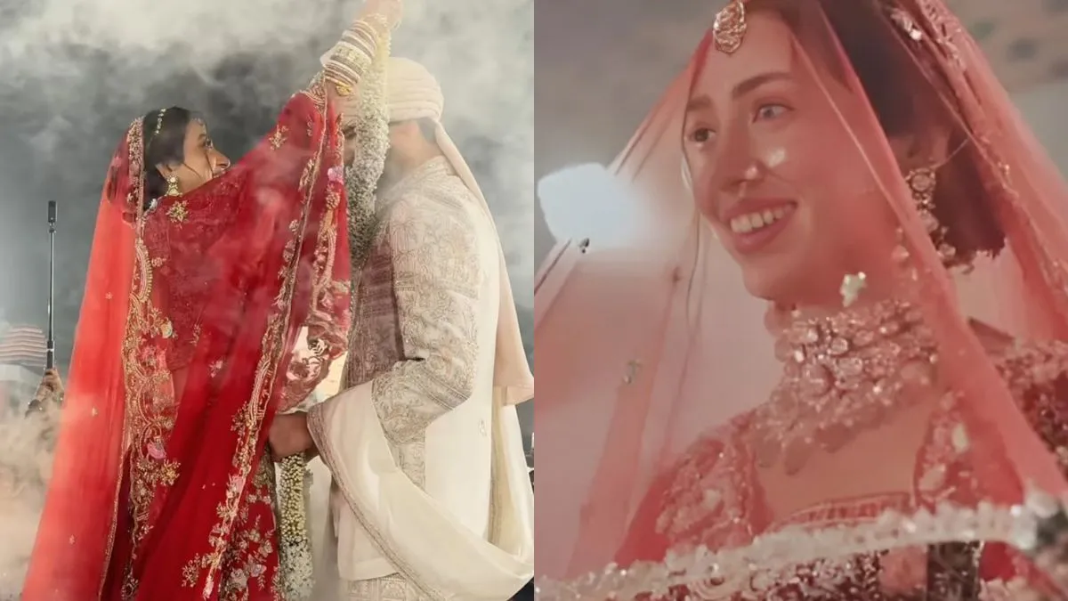 Taarak Mehta Ka Ooltah Chashmah Fame Jheel Mehta's Dreamy Wedding Look Proves Red Is Ultimate Bridal Shade