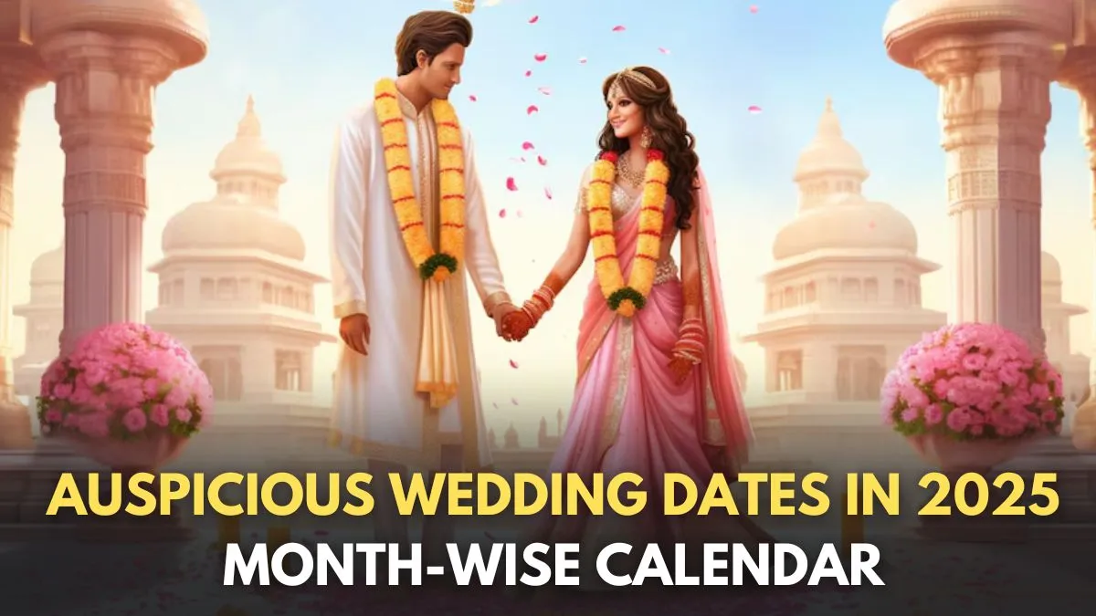 Auspicious Wedding Dates In 2025 Check Complete List MonthWise Shubh