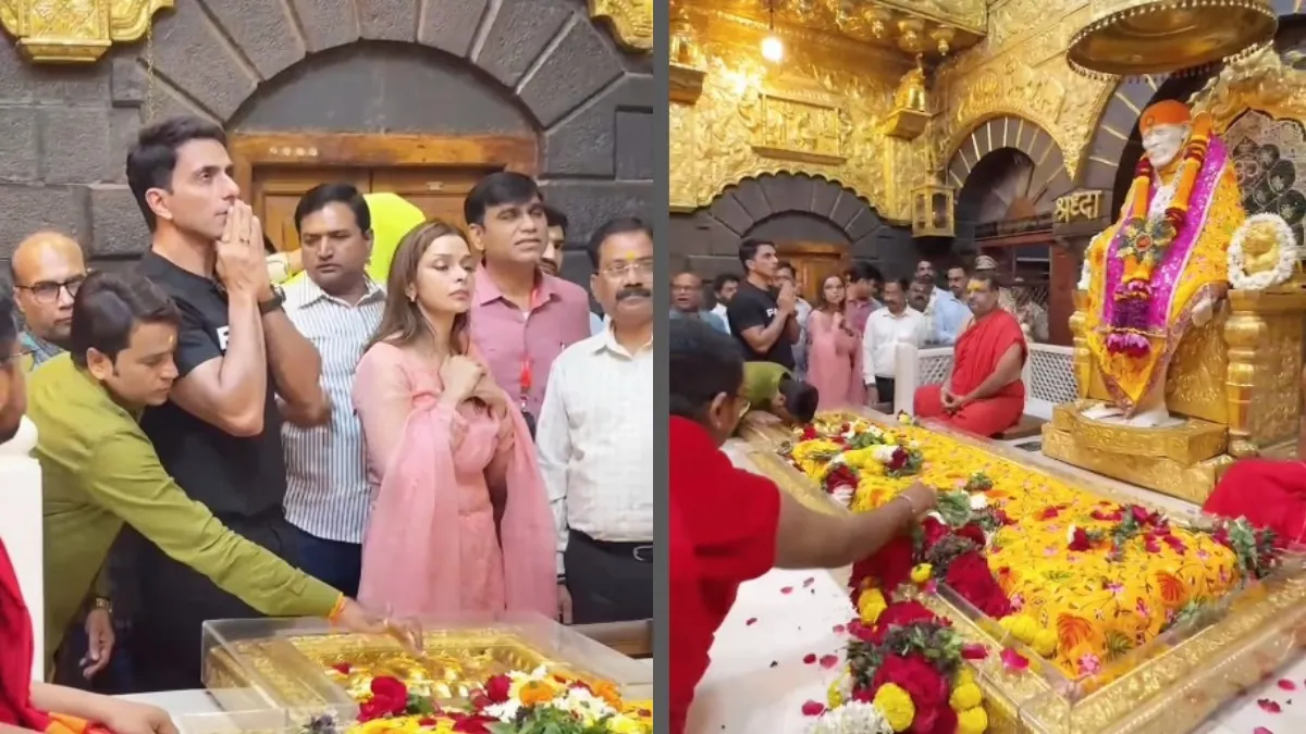 Sonu Sood Offers Prayers At Sai Baba Temple In Shirdi Ahead Of Movie ...