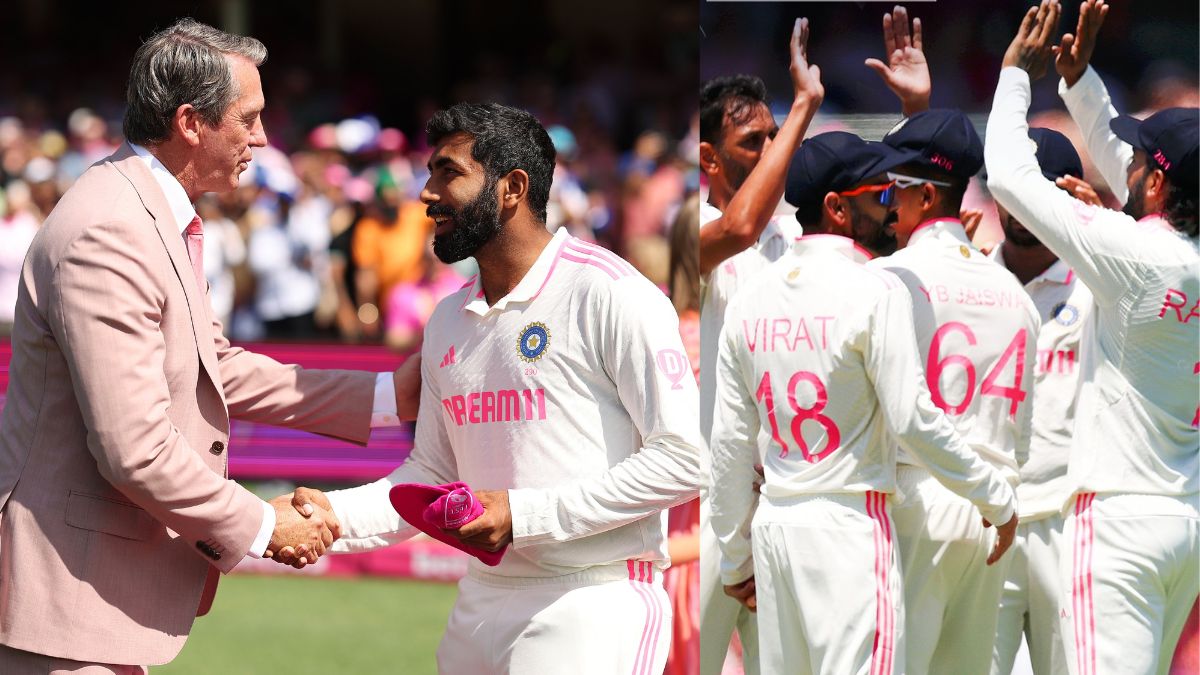 IND vs AUS 5th Test Why India Team Is Wearing Pink Kit On Day 3 In