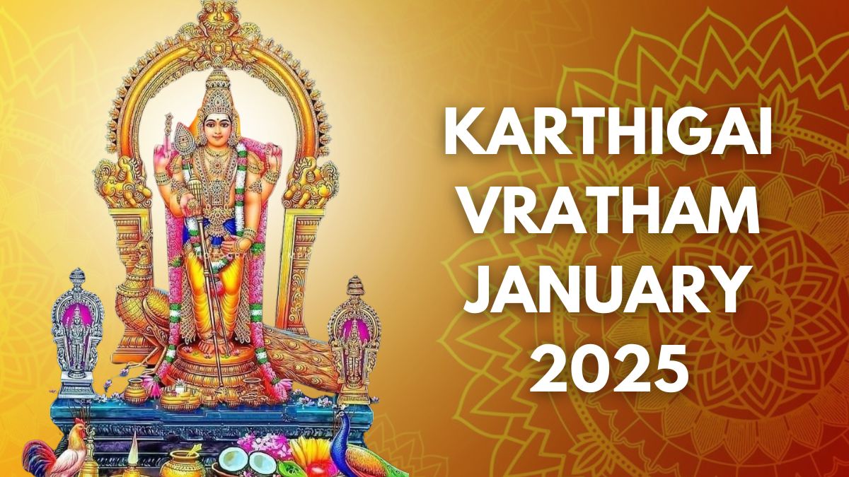 Karthigai Vratham January 2025 Date, Nakshatram Timings, Significance