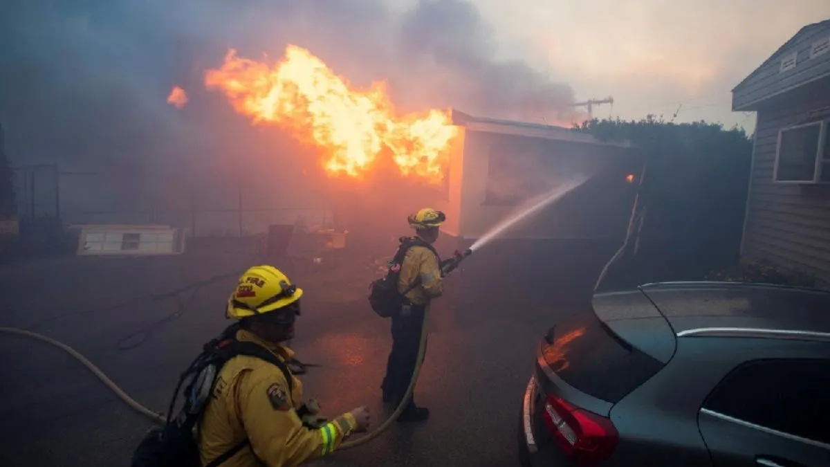 Los Angeles Wildfire Forces 30,000 Residents To Evacuate, California