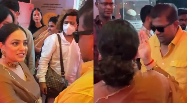 nithya-menen-asks-filmmaker-mysskin-not-to-squeeze-her-at-kadhalikka-neramillai-trailer-launch-event-watch