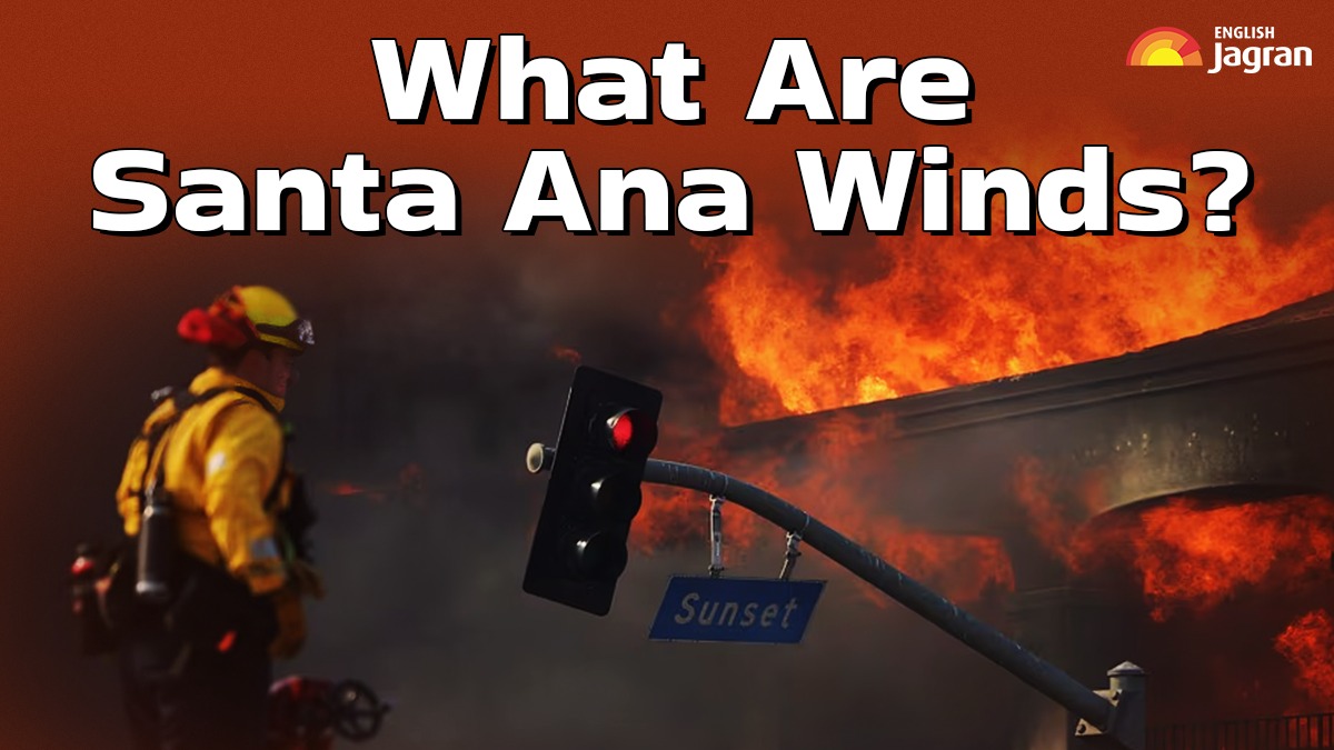 Los Angeles Wildfires What Are Santa Ana Winds? How They Are Fuelling