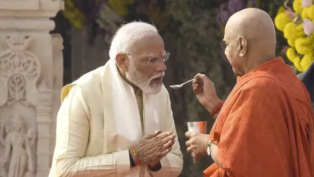 pm-modi-recalls-centuries-of-sacrifice-on-ram-mandirs-first-anniversary