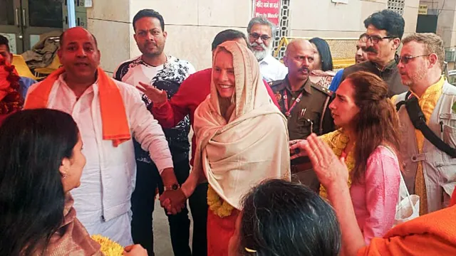 steve-jobs-wife-to-visit-mahakumbh-2025-receives-hindu-name-kamala-from-niranjani-akhara
