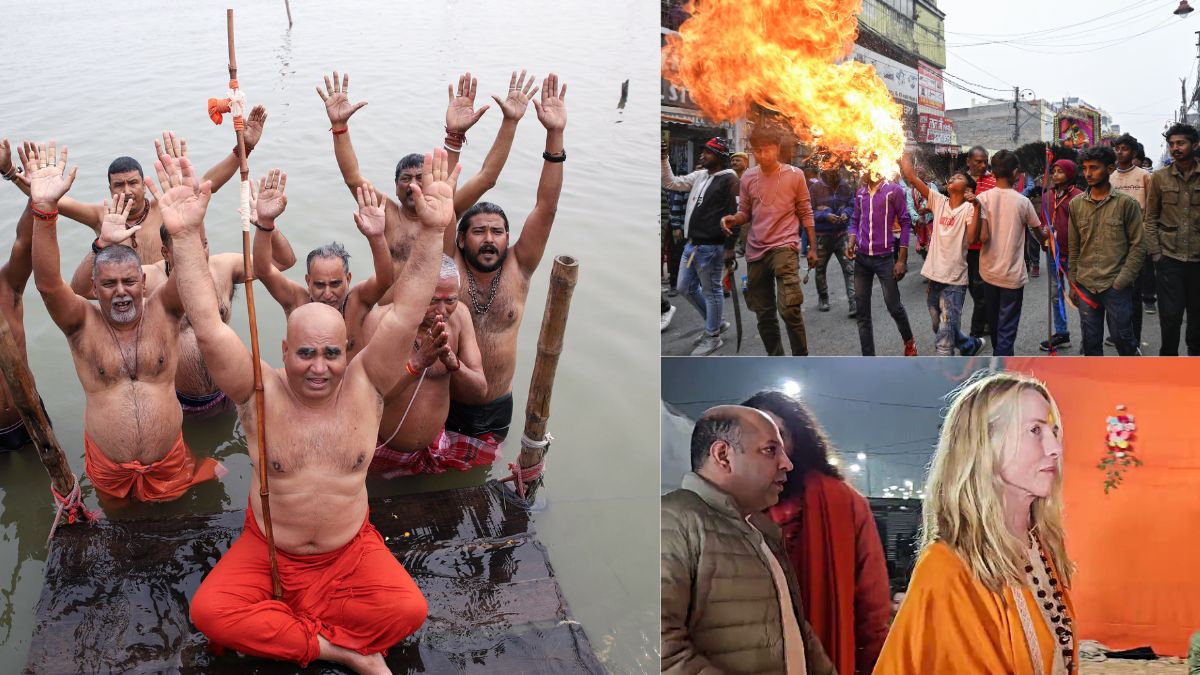 Mahakumbh Mela 2025 LIVE Updates Devotees Take Holy Dip In Sangam Amid