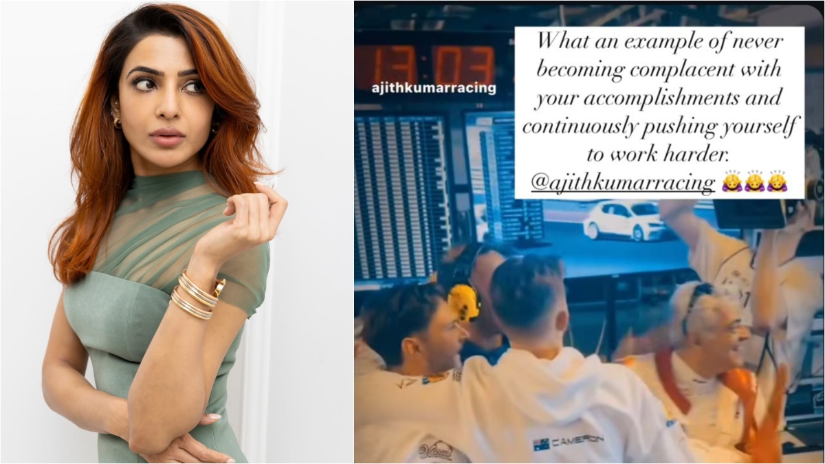 Samantha Ruth Prabhu congratulates Ajith Kumar