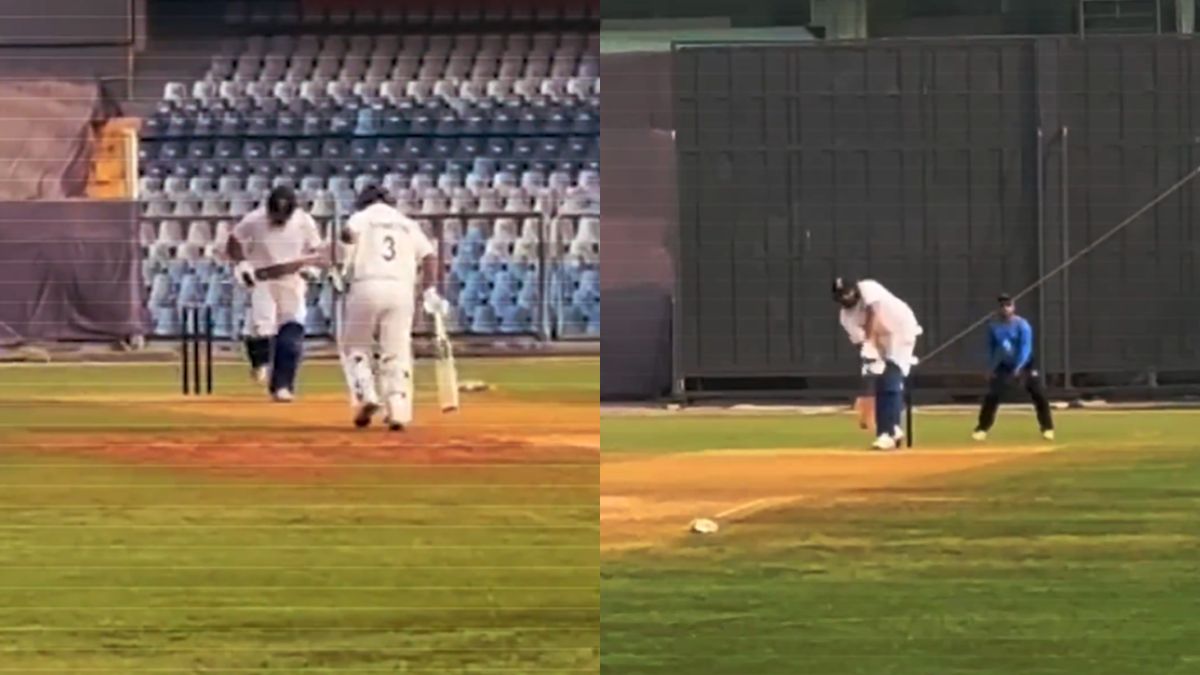 Rohit Sharma Sweats It Out During Practice Session With Mumbai Ranji Trophy  Team, Bats With Ajinkya Rahana In Middle | Watch