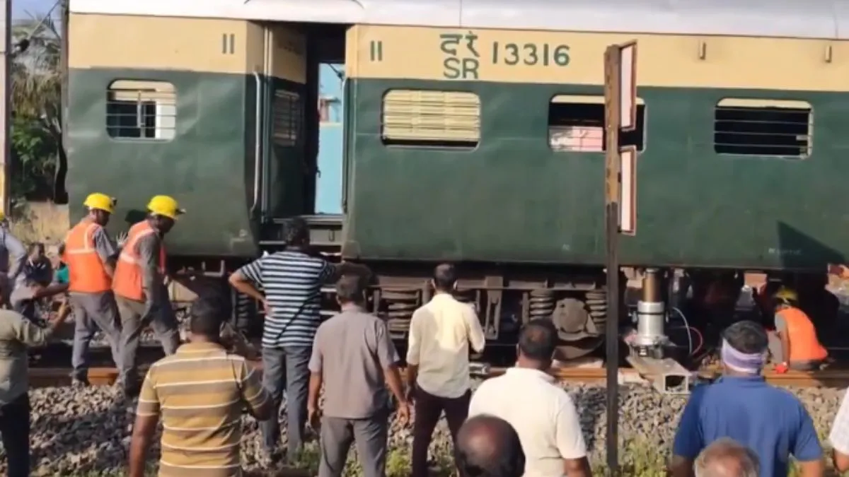 Tamil Nadu Train Accident: Mishap Averted As Staff Stops Train After ...