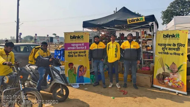 blinkit-opens-temporary-store-at-mahakumbh-mela-netizens-call-it-incredible-initiative
