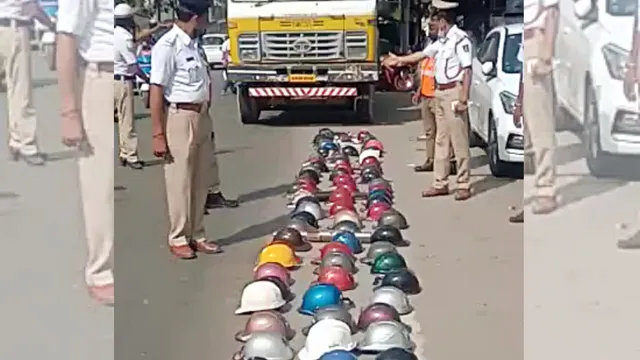 bengaluru-bikers-wearing-flimsy-helmets-beware-police-to-conduct-surprise-safety-drive-and-break-unsafe-gear