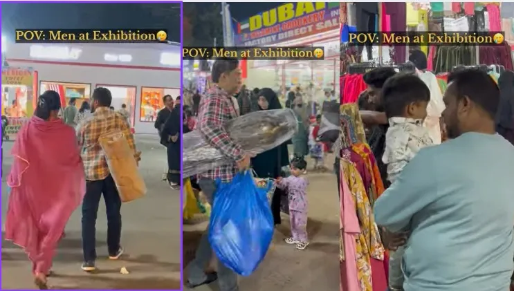 men-at-numaish-viral-reel-breaks-stereotypes-showcases-men-enjoying-family-shopping-trips-at-hyderabad-event