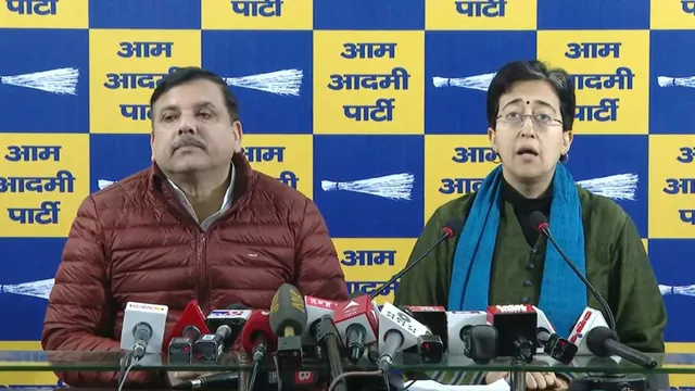 delhi-election-2025-kejriwal-car-attacked-atishi-parvesh-verma-delhi-code-of-conduct-aap-bjp-congress