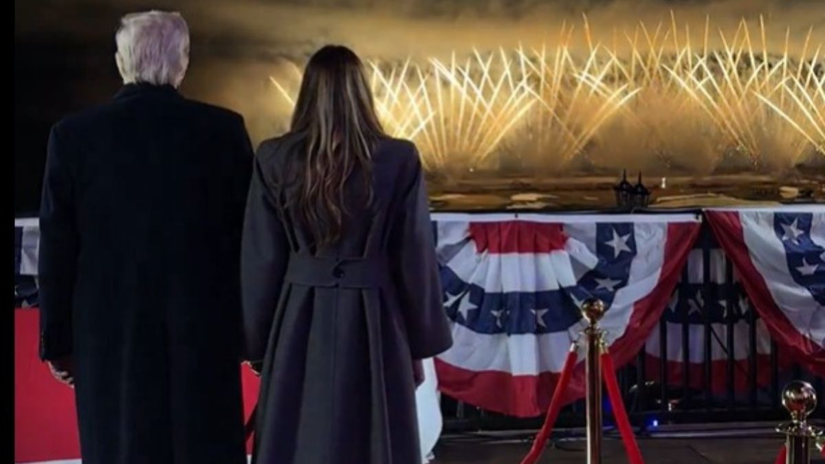 Trump, Melania Kick Off Inauguration Festivities With Fireworks Display