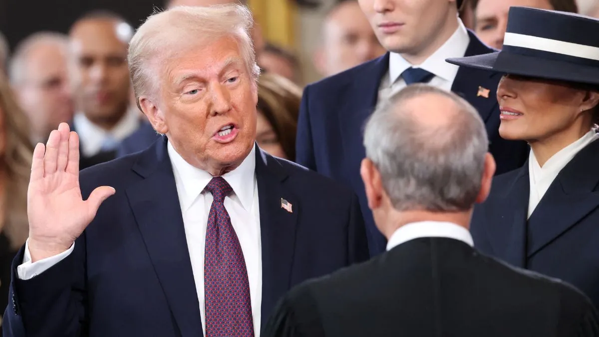 Donald Trump Sworn In As 47th President Of The United States, Marking ...