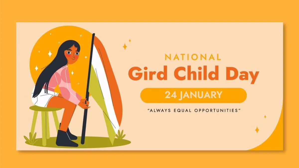 National Girl Child Day 2025 (Image Credit: Canva)