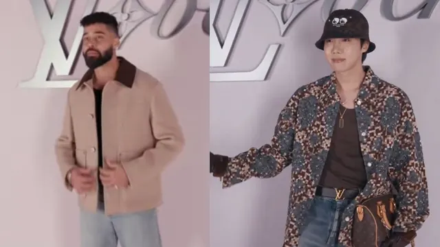 AP Dhillon Joins BTS Jhope At Louis Vuitton Paris Fashion Week 