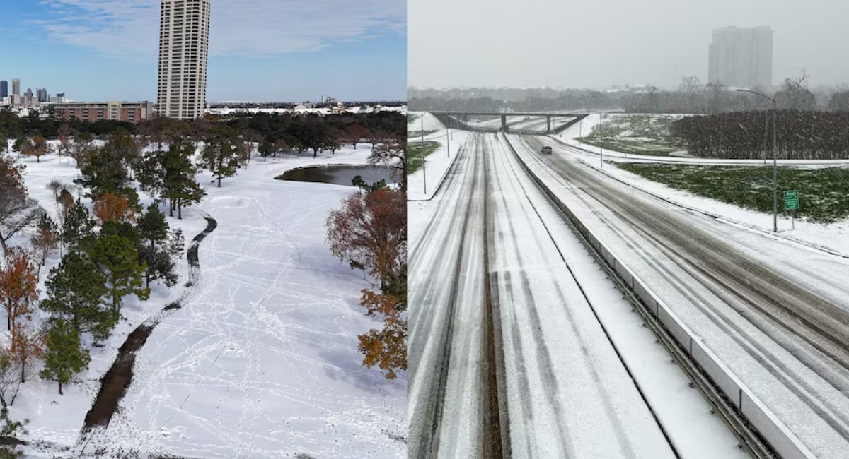 Rare US Snowstorm Four Die, 2,100 Flights Cancelled As Historic Winter