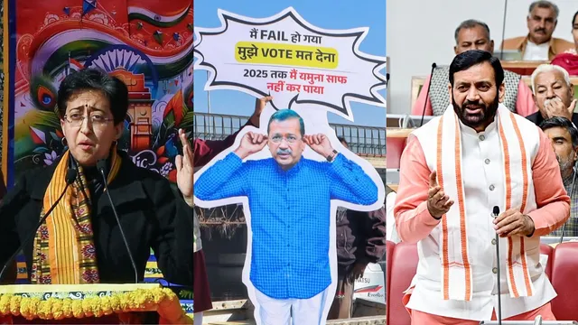 kejriwal-yamuna-poisining-charge-against-haryana-fact-checked-by-delhi-jal-board-aap-approaches-ec