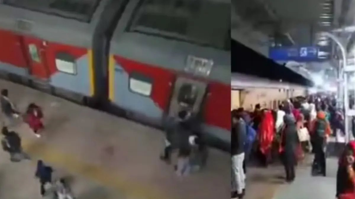 uttar-pradesh-passengers-attack-jhansi-prayagraj-train-after-doors-closed-to-prevent-boarding-video