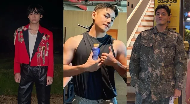 bts-v-endless-workout-in-military-camp-gives-him-visible-transformation-in-viral-photos-army-reacts-latest-kpop-news