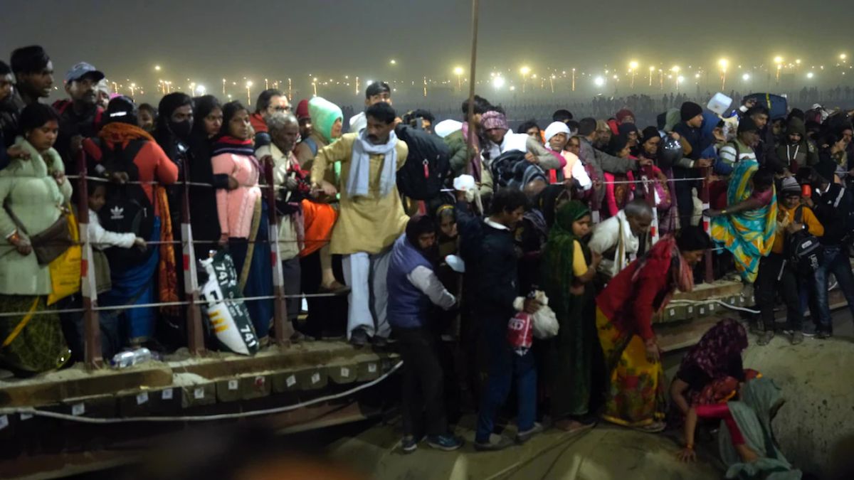 Mahakumbh Stampede Tensed Devotees, Blankets Piled Up On Ground, What Mela Site Looked Like